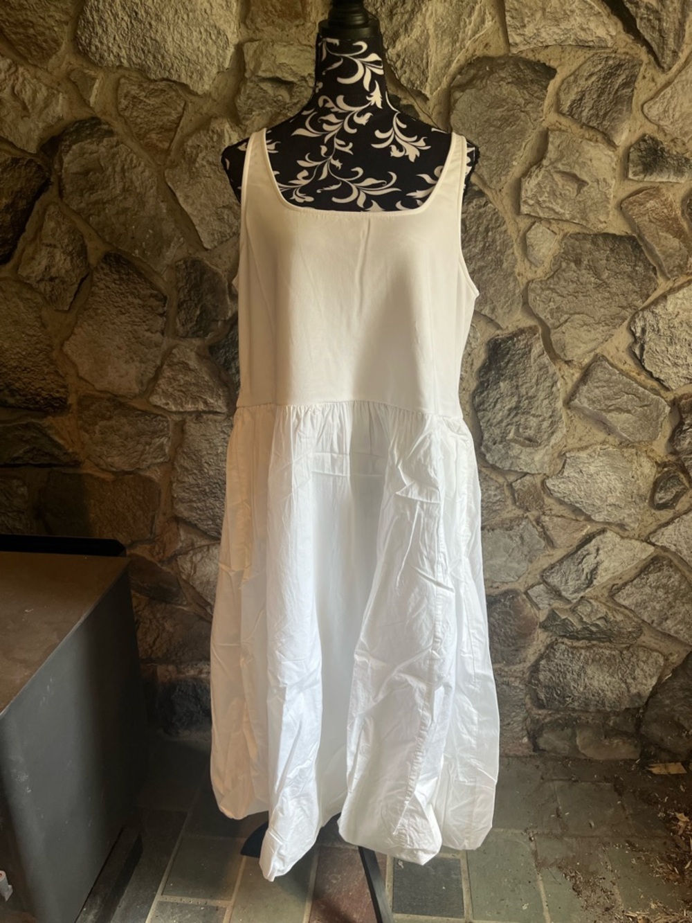 NWT The Drop White Midi Dress